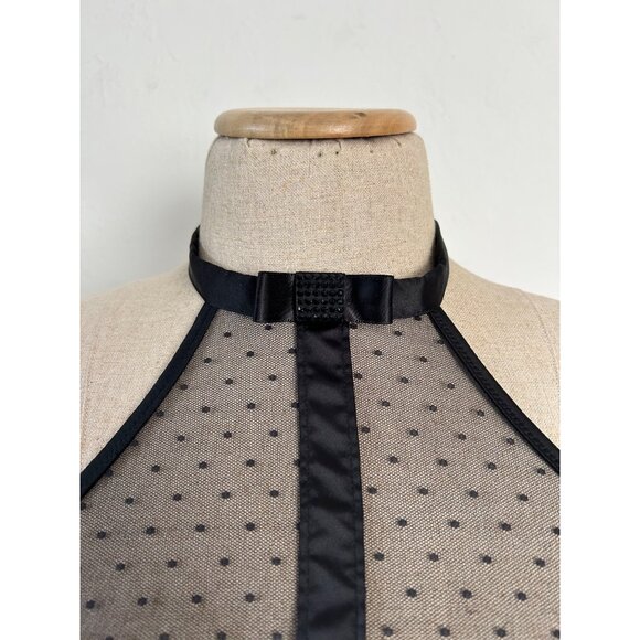 Victoria's Secret Women's Medium High-Neck Embroidered Bra Top - Picture 11 of 14